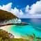 Tropical Island Beach and turquoise Water