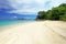 Tropical Island with white sand beach