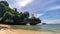 Tropical islands time lapse with ocean blue sea at Koh Phak Bia, Krabi Thailand nature landscape