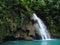 Tropical Kawasan Falls in the Philippines.