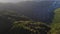 Tropical Koolau Mountains Hahaione Valley at Sunrise on Oahu, Hawaii