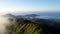 Tropical Koolau Mountains and Koko Head at Sunrise on Oahu, Hawaii