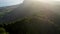 Tropical Koolau Mountains and Kuliouou at Sunrise on Oahu, Hawaii