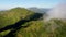 Tropical Koolau Mountains and Kuliouou at Sunrise on Oahu, Hawaii