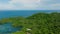 Tropical landscape with forest in Camiguin Island. Philippines.