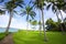 Tropical landscape of Hayman Island, Queensland Au