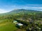 Tropical landscape Kanlaon volcano. Philippines.