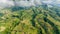 Tropical landscape Kanlaon volcano. Philippines.