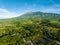 Tropical landscape Kanlaon volcano. Philippines.