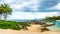 Tropical landscape and ocean view at the Ko Olina Lagoons