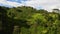 Tropical landscape with Tea estate among the mountains. Tea plantations.