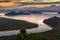 Tropical mangrove forest, Ranong estuary,Viewpoint Khao Fachi Ra