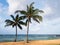 Tropical Morning on Poipu Beach located on the Island of Kauai.