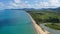 Tropical North Queensland Aerial view of the coast and mountains