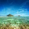 Tropical ocean landscape with Koh Tup island.Thailand