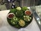 Tropical Organic Salad Side Dishes Vegan Southeast Asia Cambodia Vegetable Arrangement Oriental Veggie Food Decoration Bon