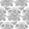 Tropical Outline Seamless Pattern