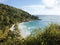 Tropical panorama view, Praslin island, Seychelles