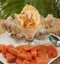 Tropical Papaya Ginger Ice Cream