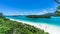 Tropical paradise beach with clear blue lagoon water, Ishigaki Island, Okinawa, Japan