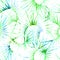 Tropical Pastel Seamless Pattern. Summer Jungle