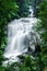 Tropical rain forest landscape with Sirithan waterfall. Thailand
