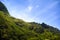 Tropical ridgeline of the mountains of Kauau