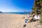 The tropical and scenic nudist beach of Agios Ioannis on Gavdos island.