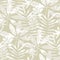 Tropical seamless pattern in natural gray color