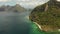 Tropical seawater lagoon and beach, Philippines, El Nido.