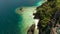 Tropical seawater lagoon and beach, Philippines, El Nido.