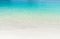 Tropical summer beach and transparent blue sea water background