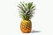 Tropical Temptation: Fresh Pineapple on a Pure White Background