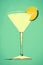 Tropical Temptation, A Vivid Margarita Signbeckons With Limes and an Umbrella, Immerse Yourself in Paradise! Created With