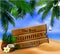 Tropical vector background