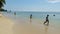 Tropical view of the beach on the island of Nosy Boraha, Madagascar