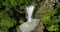 Tropical waterfall in the Philippines. Alalum Falls.