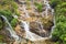 Tropical Waterfall Tien Sa falls in Sapa Vietnam