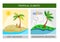 Tropical weather icons, wet monsoon season and dry season