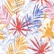 Tropics paradise vector illustration for summer fashion, swimwear, textile, wallpaper