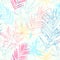 Tropics paradise vector illustration for summer fashion, swimwear, textile, wallpaper