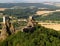 Trosky castle - air photo