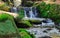 Trough flowing mountain stream