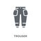 Trouser icon from Clothes collection.
