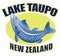 Trout fish lake taupo new zealand