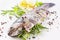 Trout with herbs