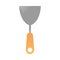 trowel construction and renovation tool icon, home repair concept