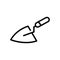 Trowel icon trendy design template