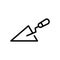 Trowel icon trendy design template