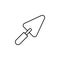 trowel, maintenance icon. Simple thin line, outline vector of Construction tools icons for UI and UX, website or mobile
